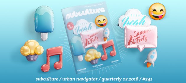 subculture, magazin, titelseite, open yeah & summer feetz